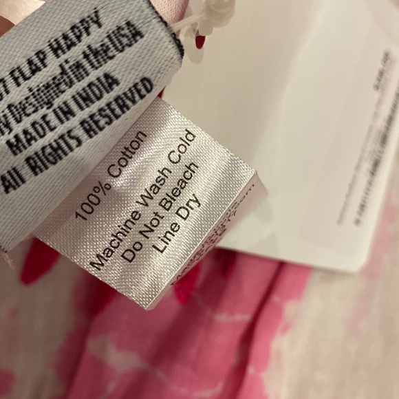 The original Flap Happy Kailea Kaftan beach cover up paradise pink - Picture 10 of 12